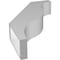 Ekena Millwork 5 1/2-in. W x 22-in. D x 34-in. H Funston Architectural Grade PVC Knee Brace BRCP055X22X34FST - alternate 4